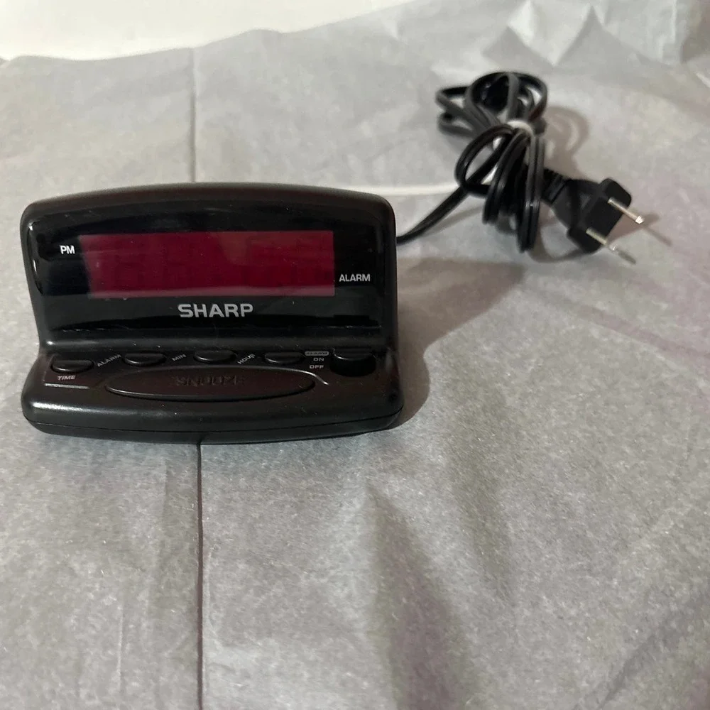 Sharp alarm clock